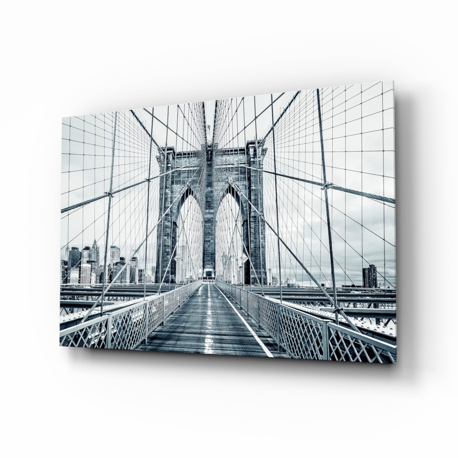 Brooklyn Bridge Glass Wall Art