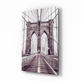 Brooklyn Bridge Glass Wall Art