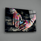 Hands of Nature Glass Wall Art