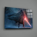 Lightsaber Glass Wall Art