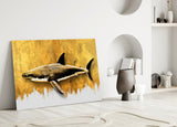 Shark Glass Wall Art