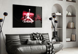 Michael Jordan Glass Wall Art