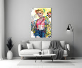 Harley Quinn Glass Wall Art