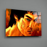 Bruce Lee Glass Wall Art