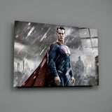 Superman Glass Wall Art