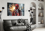 Deadpool Glass Wall Art