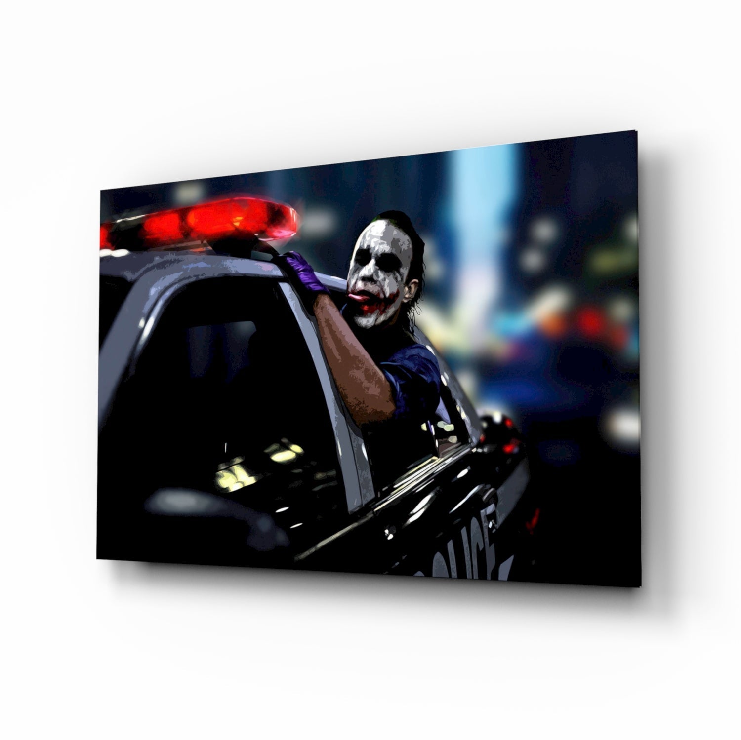 Joker Glass Wall Art