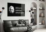 Einstein Glass Wall Art