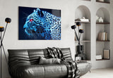 Leopard Glass Wall Art