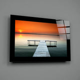 Sunset Glass Wall Art