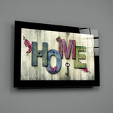 Home Glass Wall Art