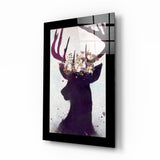 Giraffe Glass Wall Art