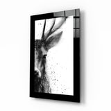 Deer Glass Wall Art