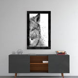 Wolf Glass Wall Art