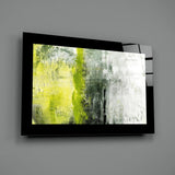 Green and Green Glass Wall Art