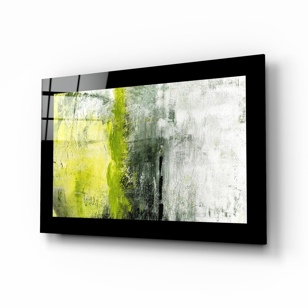 Green and Green Glass Wall Art