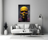 Skull Glass Art || Designer's Collection