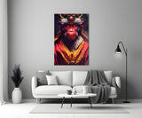 Ape King Glass Wall Art || Designer's Collection