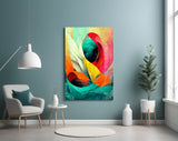 Hidden Swan Glass Wall Art || Designer's Collection