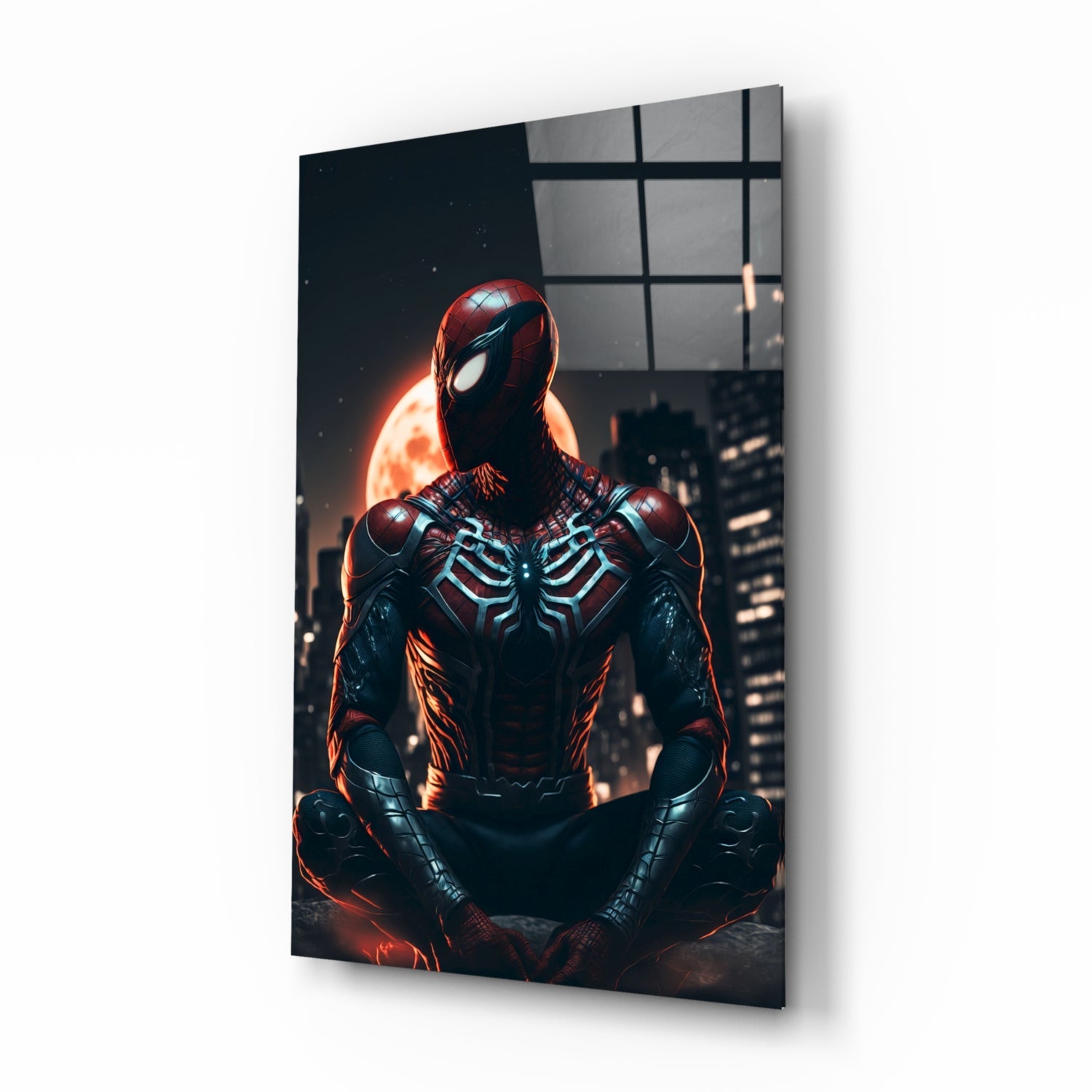 Iconic Spider Glass Wall Art || Designer's Collection