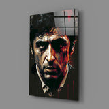 Al Pacino Glass Wall Art || Designer's Collection