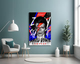 David Bowie Glass Wall Art || Designers Collection