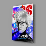 Andy Warhol Glass Wall Art || Designers Collection