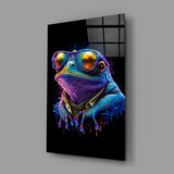 Cool Frog Glass Wall Art || Designers Collection