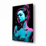 Girl Glass Wall Art || Designer's Collection