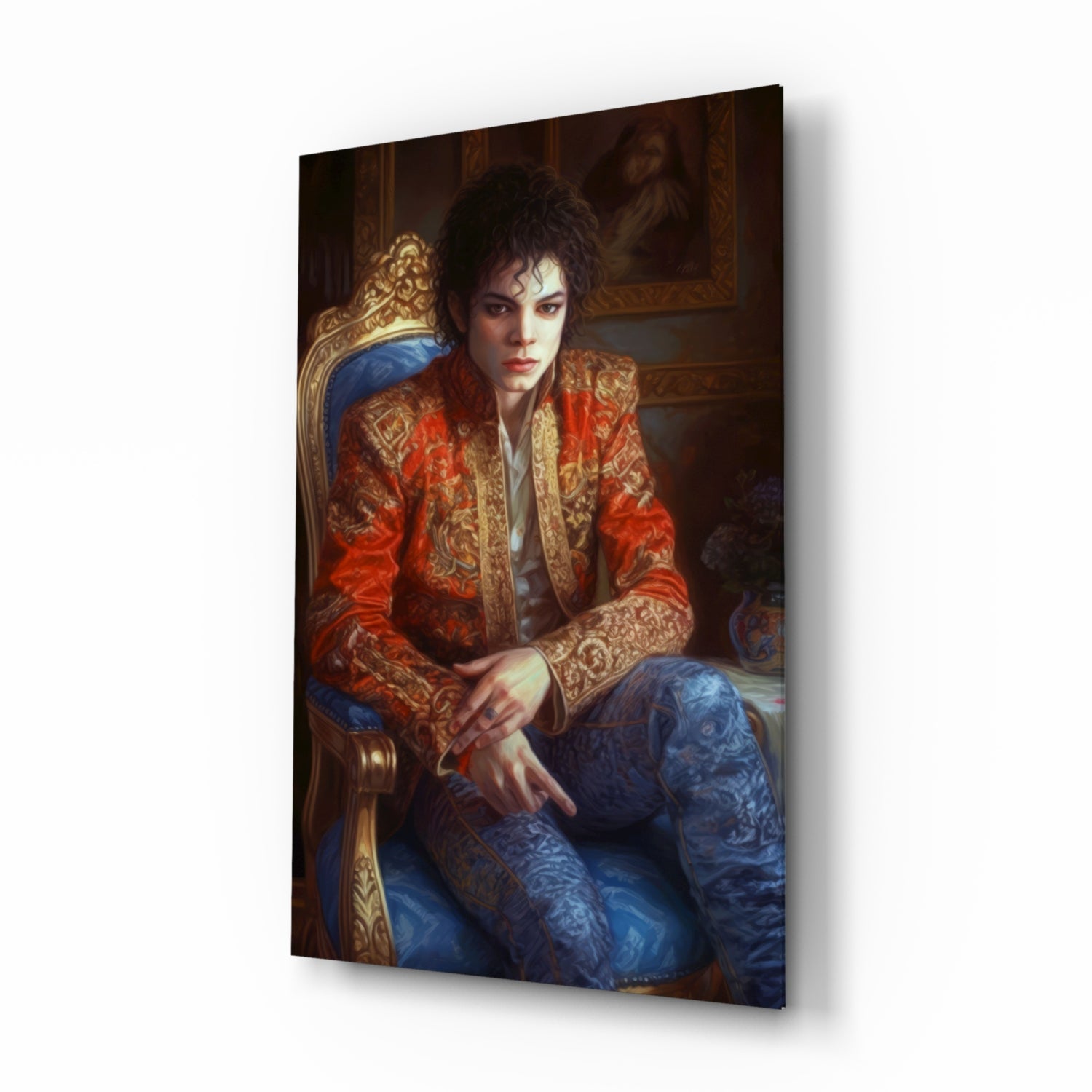 Michael Jackson  Glass Wall Art || Designer's Collection