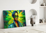 Rihanna Glass Wall Art || Designer's Collection