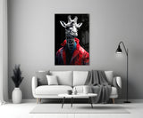 Stylish Giraffe Glass Wall Art || Designer's Collection