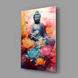 Buddha Glass Wall Art || Designer's Collection