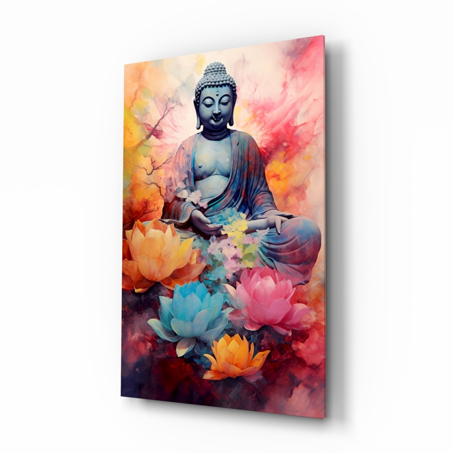 Buddha Glass Wall Art || Designer's Collection