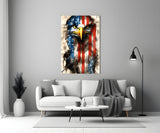 American Eagle Glass Wall Art || Designer's Collection