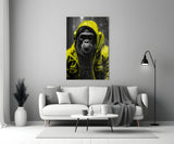 Rebellios Ape  Glass Wall Art || Designer's Collection