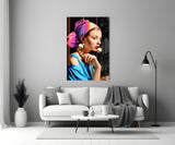 Girl With A Pearl Earring Glass Wall Art || Designer Collection