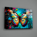 Butterfly Glass Wall Art || Designer Collection