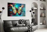 Butterfly Glass Wall Art || Designer Collection