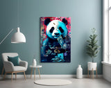 Rich Panda Glass Wall Art || Designer Collection