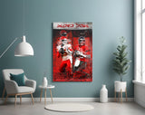 NFL - Mahomes x Brady Glass Wall Art || Designer Collection