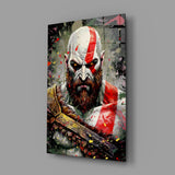 Kratos Glass Wall Art || Designer Collection