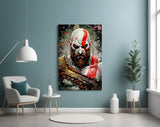 Kratos Glass Wall Art || Designer Collection