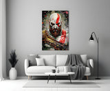 Kratos Glass Wall Art || Designer Collection