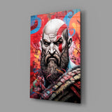 Kratos Glass Wall Art || Designer Collection