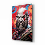 Kratos Glass Wall Art || Designer Collection