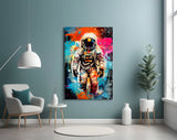 Astronaut Glass Wall Art || Designer Collection