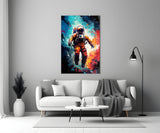 Astronaut Glass Wall Art || Designer Collection