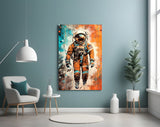 Astronaut Glass Wall Art || Designer Collection