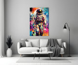 Astronaut Glass Wall Art || Designer Collection